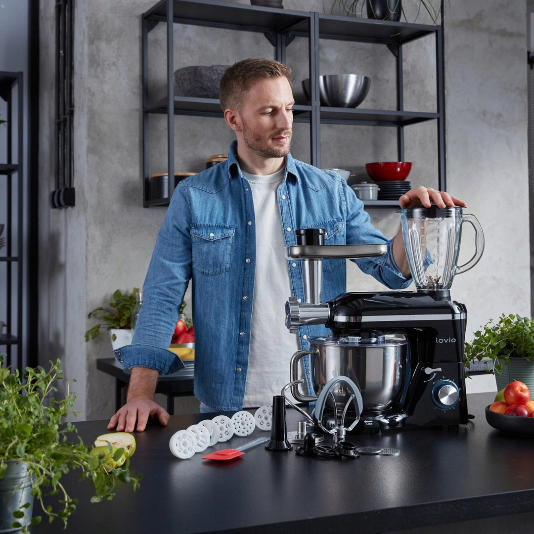 Lovio ChefAssistant Plus planetarmixer, sort, LVSTM02PBK