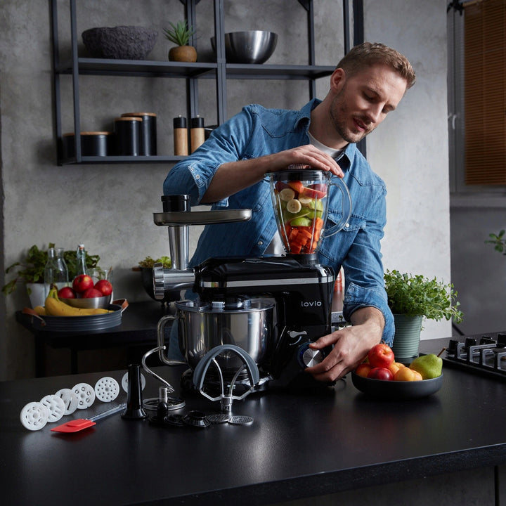 Lovio ChefAssistant Plus planetarmixer, sort, LVSTM02PBK