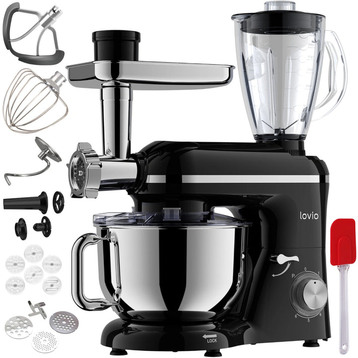 Lovio ChefAssistant Plus planetarmixer, sort, LVSTM02PBK
