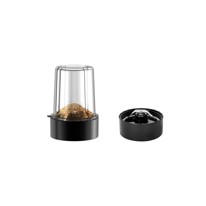 LOVIO LVJBL001 blender med beholder, 500 W, 600 ml glasbeholder, 3 flasker