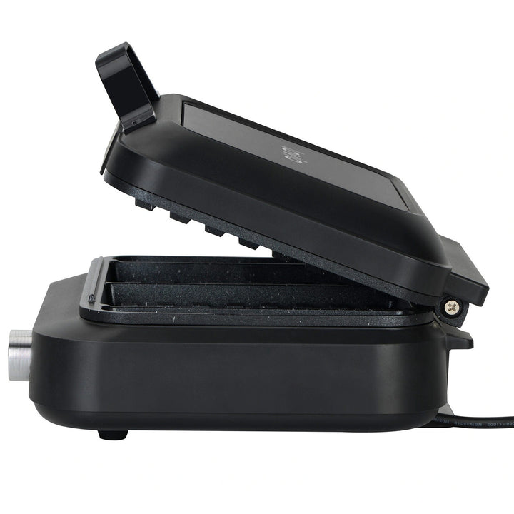 LOVIO PerfectCrisp vaffeljern, 2 store vafler, 1500 W, 6 brødningsniveauer, LVWF002BK