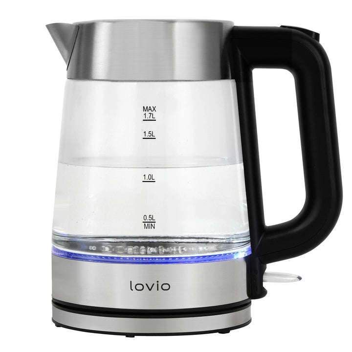 Lovio LVGEK001 trådløs elkedel i glas