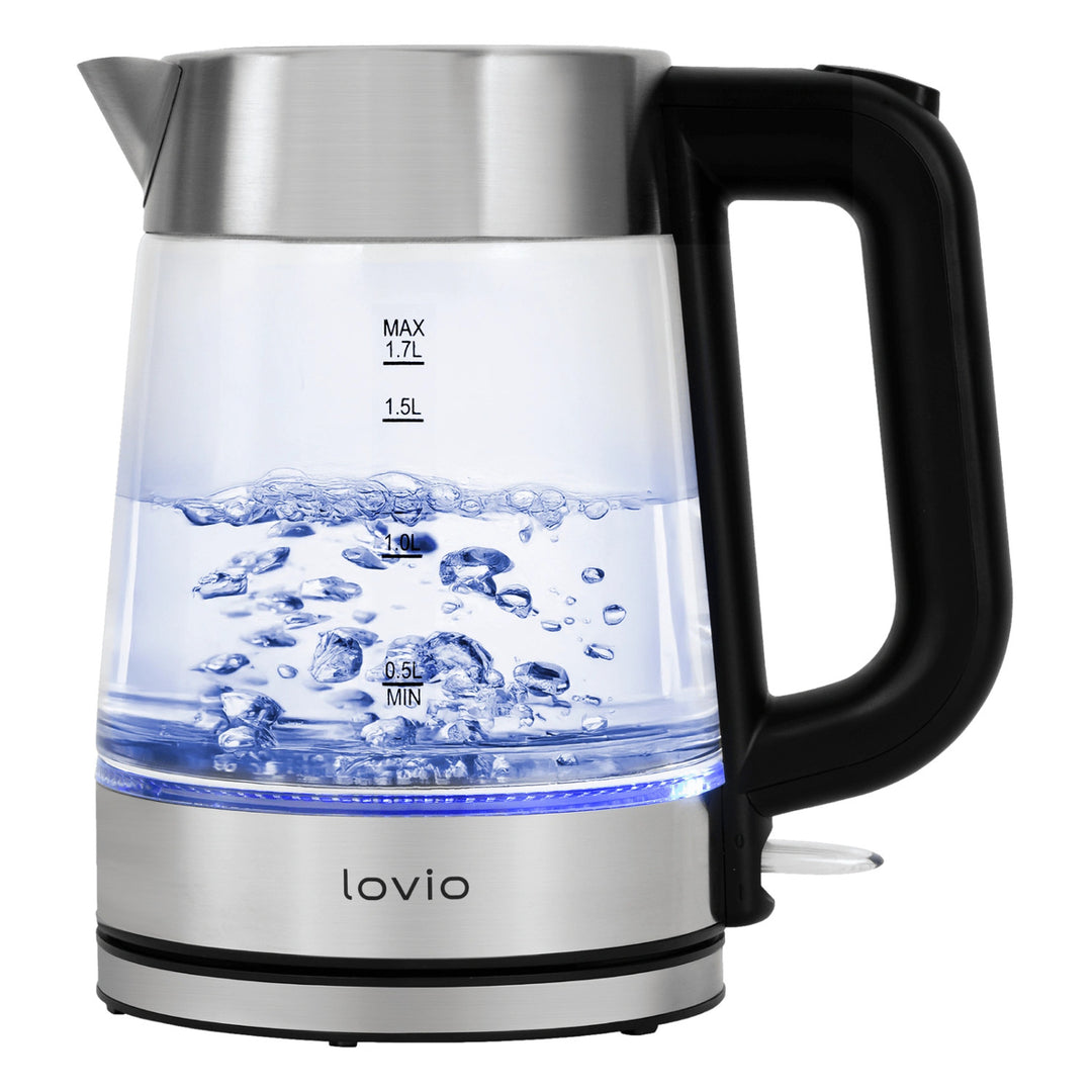 Lovio LVGEK001 trådløs elkedel i glas