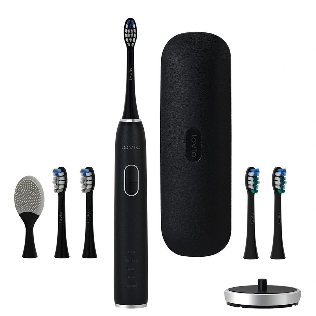 Lovio SonicProtect PRO elektrisk tandbørste, sort, LVTB124BK