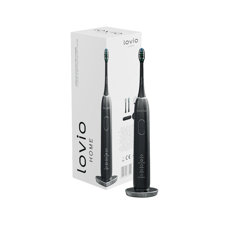 Lovio SonicProtect PRO elektrisk tandbørste, sort, LVTB124BK