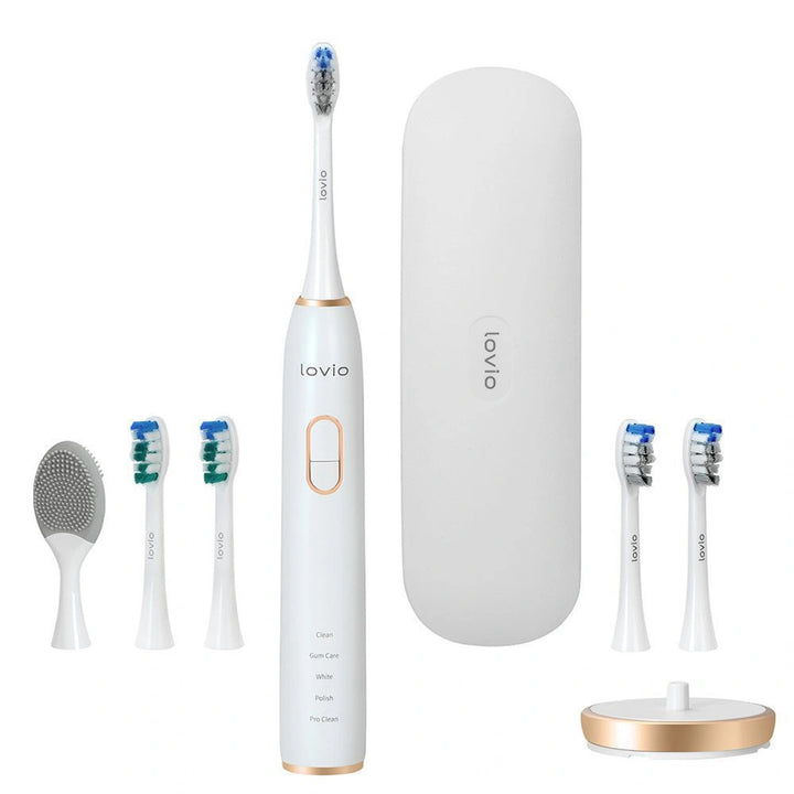Lovio SonicProtect PRO elektrisk tandbørste, hvid, LVTB124WH
