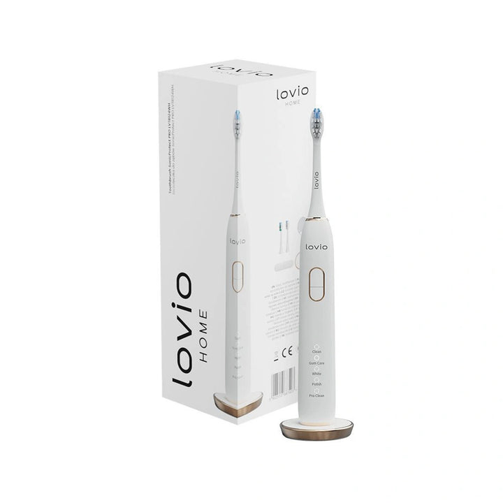 Lovio SonicProtect PRO elektrisk tandbørste, hvid, LVTB124WH