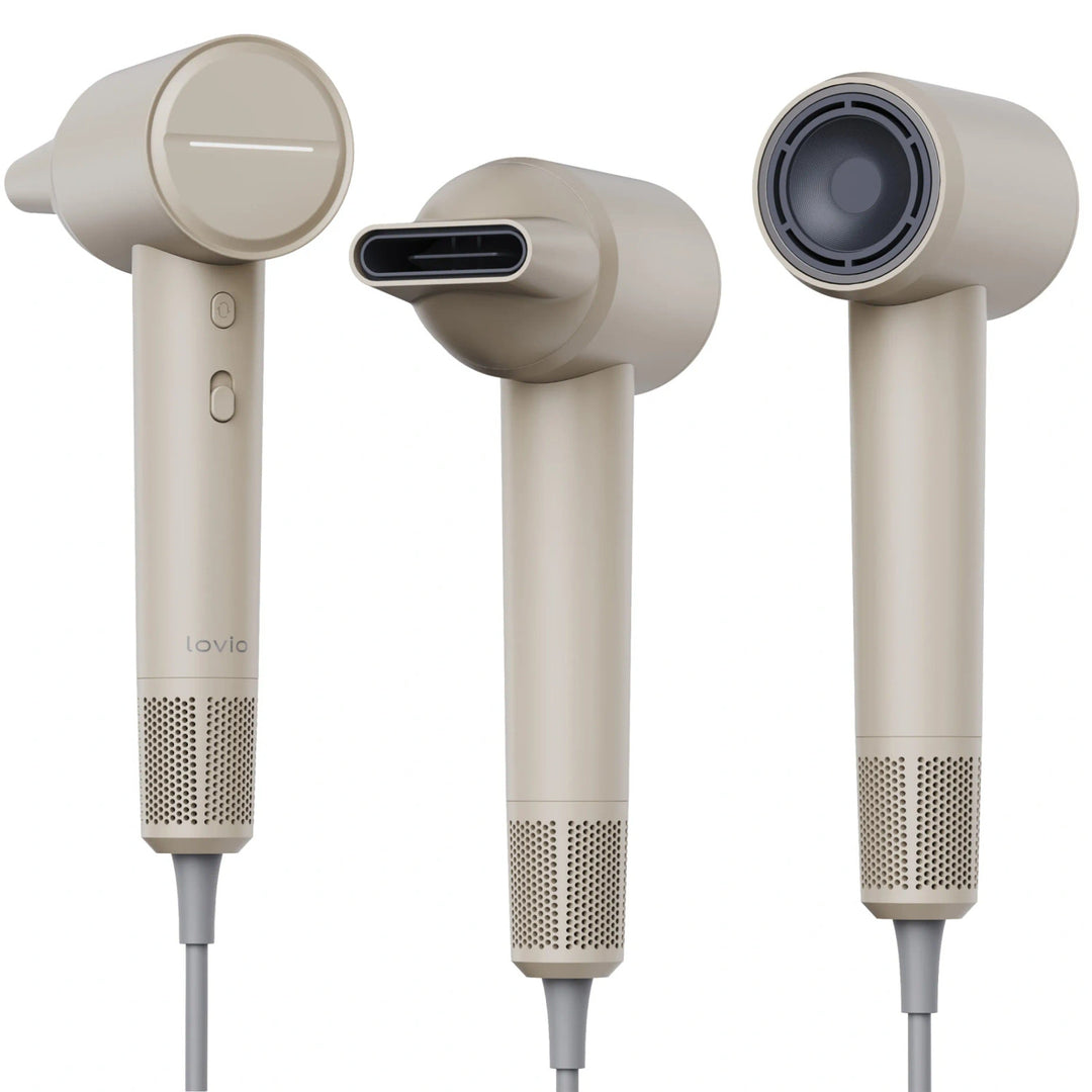 Lovio Air Flow professionel hårtørrer, beige, LVHD001BE