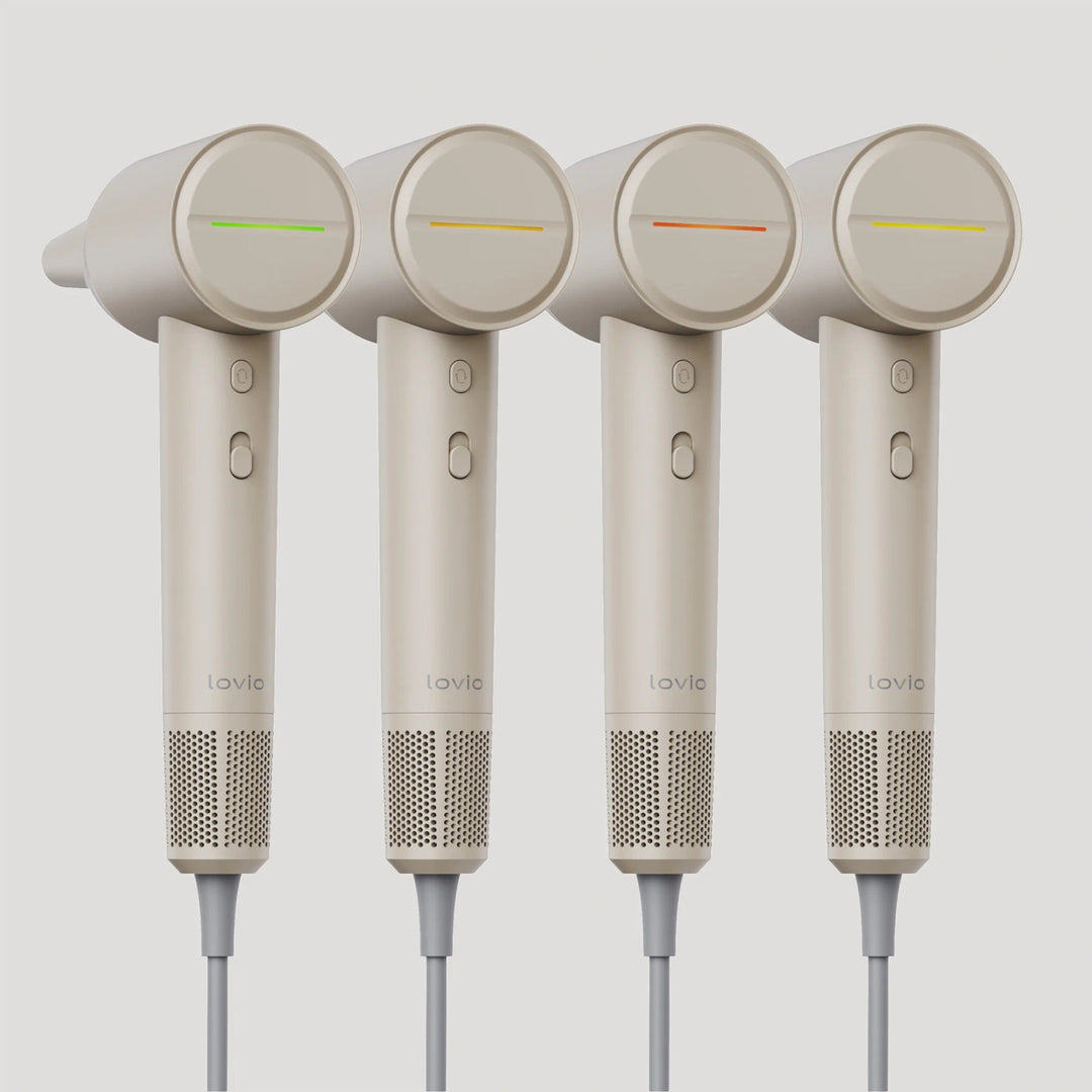 Lovio Air Flow professionel hårtørrer, beige, LVHD001BE
