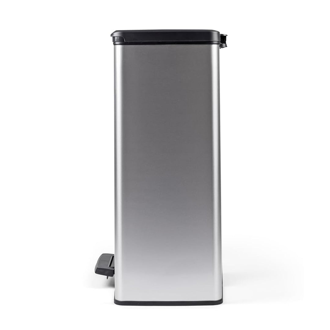 Curver-affaldsspand med fodpedal, 2 x 26 L, metalliseret, sølvfarvet, 251002