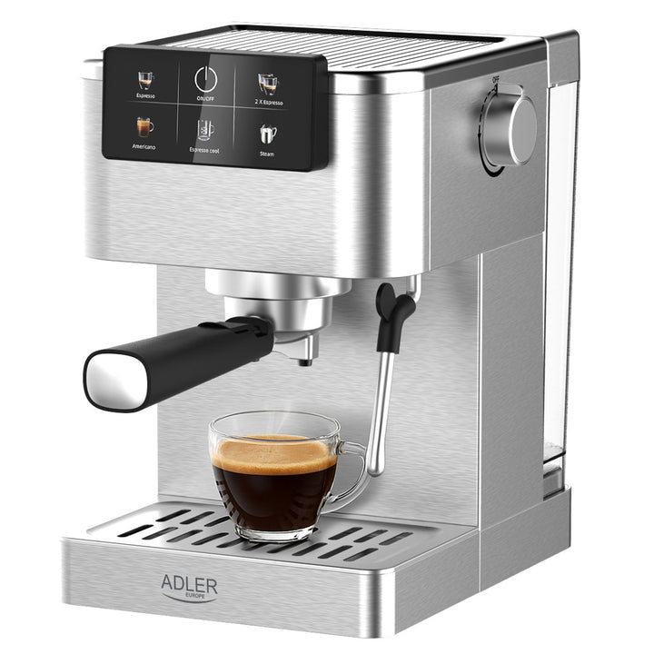 Kaffemaskine, 20 bar, Thermoblock, mælkeskummer, 5-i-1, Adler AD 4390