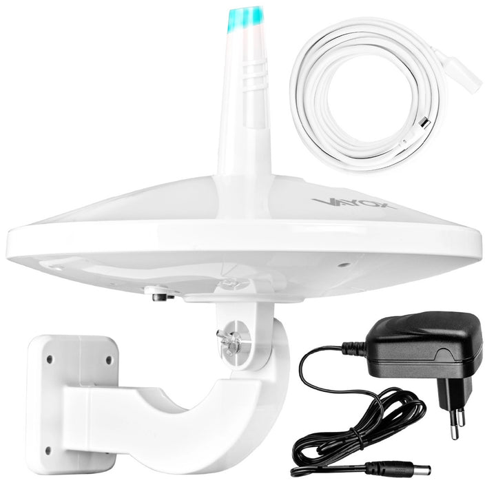 DVB-T/T2 Digital720 Combo-antenne med rundstråling, hvid, VA0066, Vayox