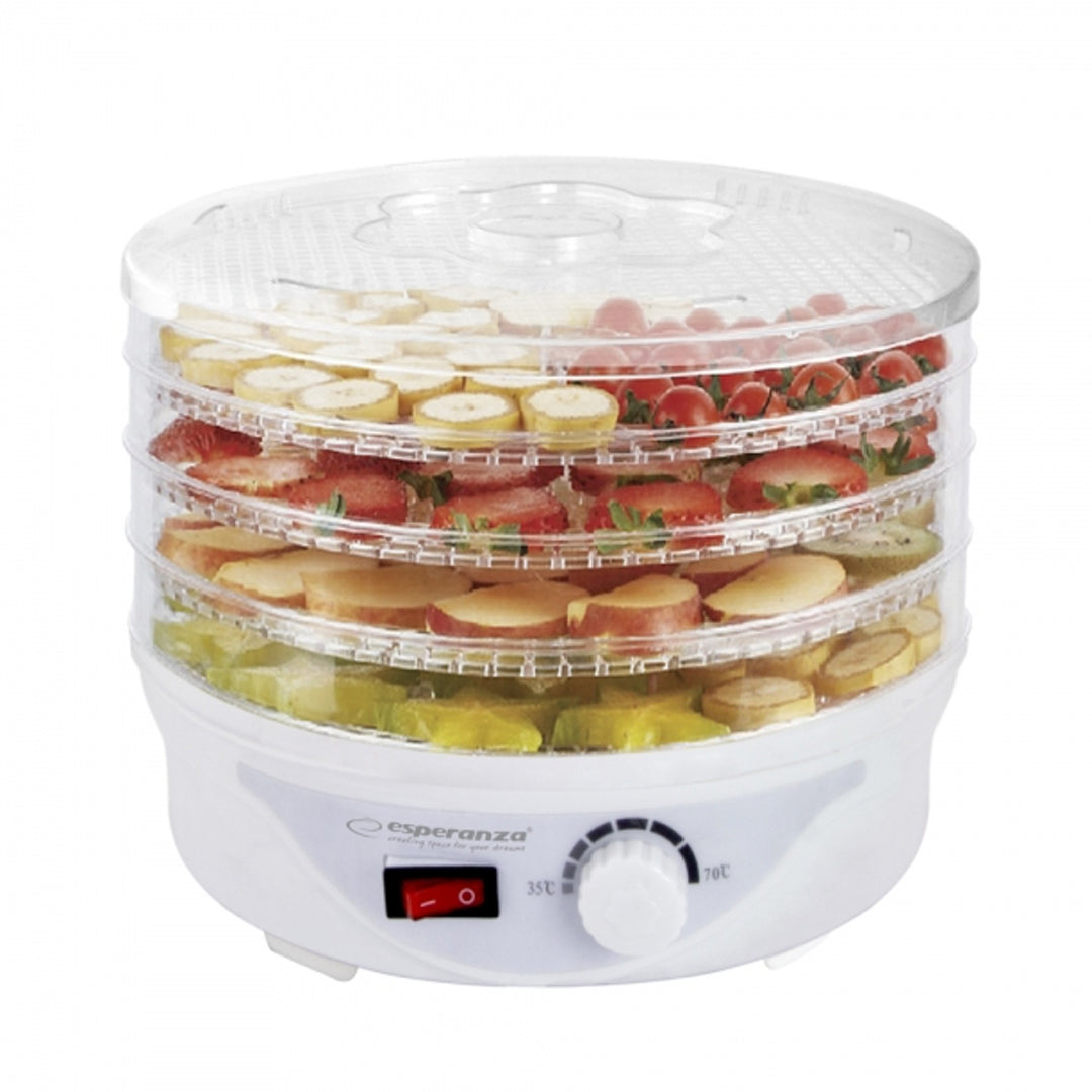 Tørrer til svampe, frugt, grøntsager og urter, 250 W, 8 tørreprogrammer, Esperanza
