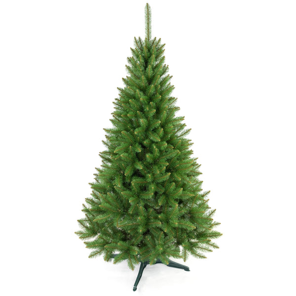 Gran-juletræ på Premium-stativ, 220 cm, tæt og naturtro, Damich