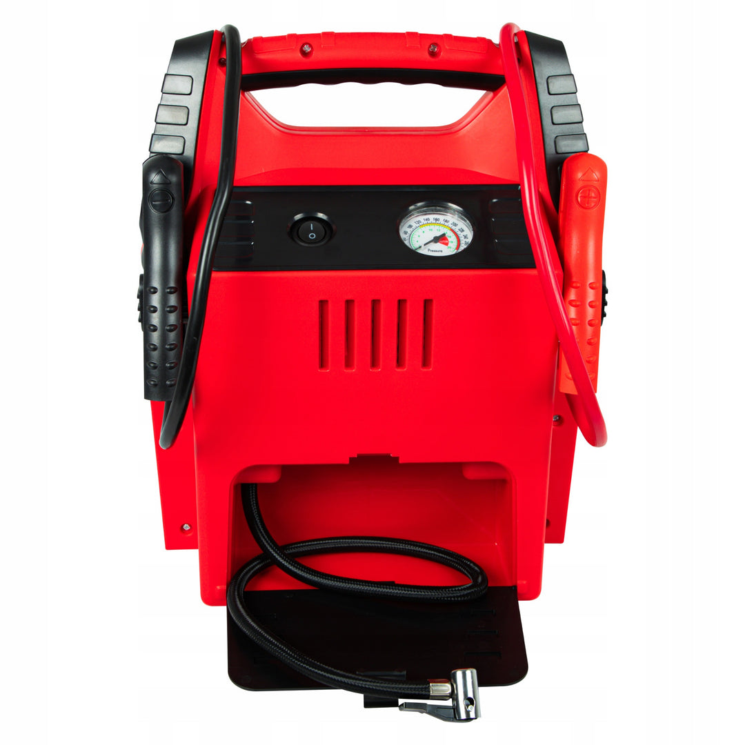 Jump Starter 5-i-1 Blow, med kompressor-, oplader- og powerbank-funktion, 12 V 20.000 mAh batteri, strøm – startstrøm 400 A, spidsstrøm 900 A, udstyret med en overbelastningssikring, 81-210#