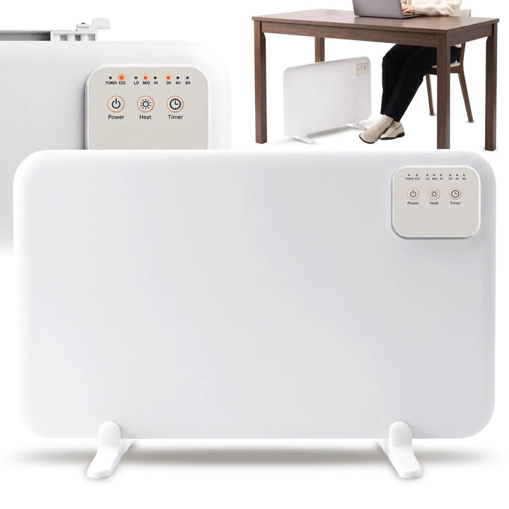 Cronos infrarødt varmeelement til montering under skrivebordet, effekt 120 W, timer, 3 varmeniveauer, DCH-150