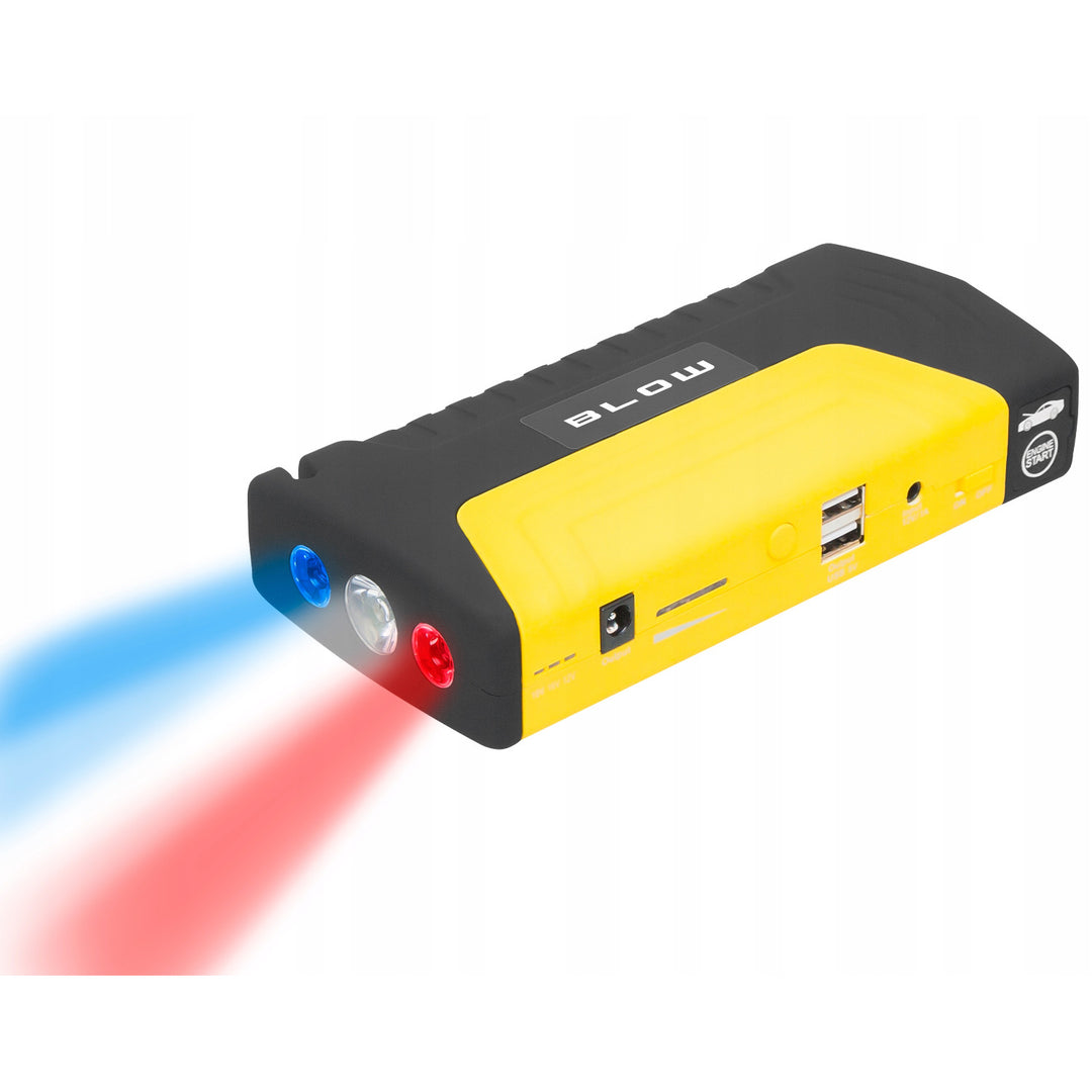 Jump Starter Blow, powerbank-funktion, strøm – startstrøm 200 A, spidsstrøm 400 A, kapacitet 12.800 mAh, 81-201#