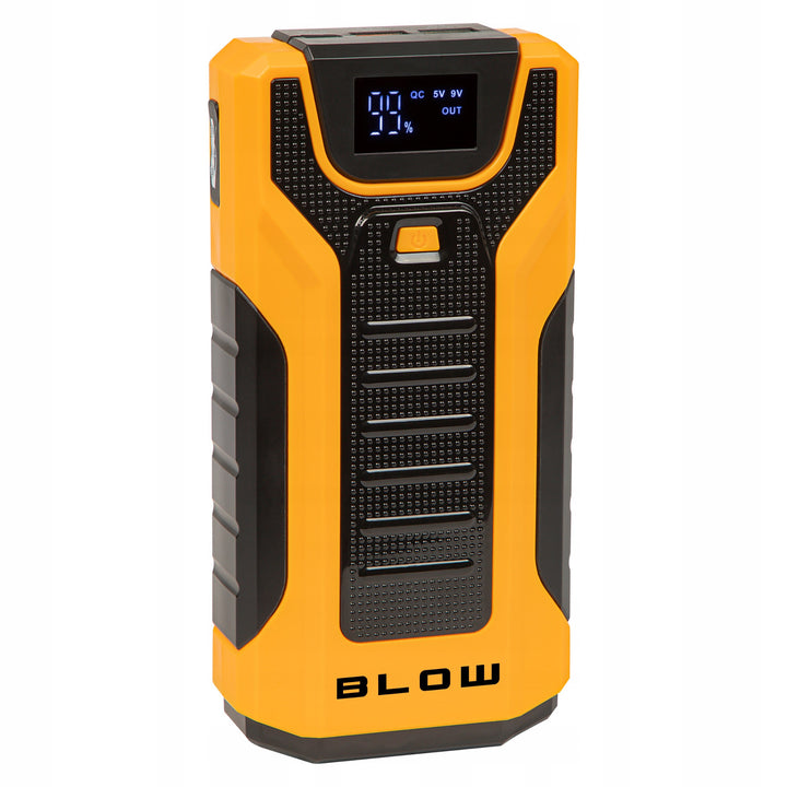 Jump Starter Blow, fungerer som powerbank og lommelygte, strøm – startstrøm 600 A, spidsstrøm 1000 A, kapacitet 30.000 mAh, 81-203#
