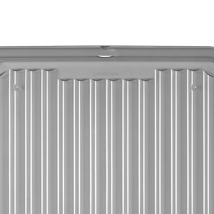 Moxom SolidStore-beholder, rumfang 80 l, grå, låg med kliklås, med hjul, BPA-fri, 04-0217