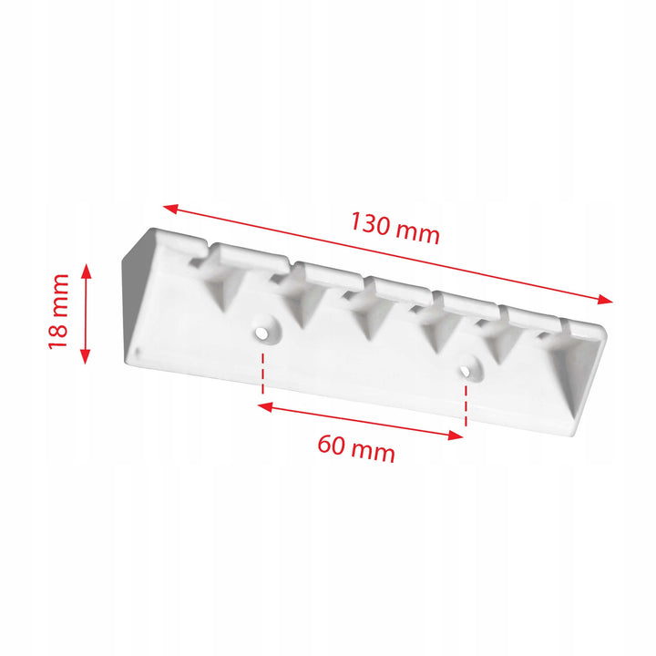 Loftsmonteret tørrestativ med 6 stænger, 140 cm, tørreflade på 8,4 m, Sepio