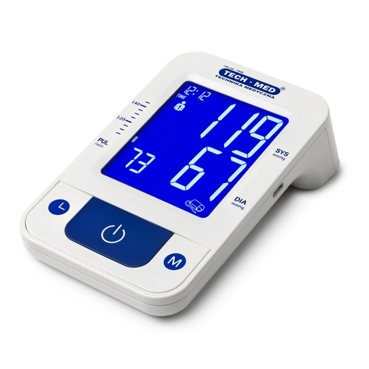 Elektronisk blodtryksmåler, stemmefunktion, manchet 22–42 cm, IHB-indikator, TMA-CONTROL3, Techmed