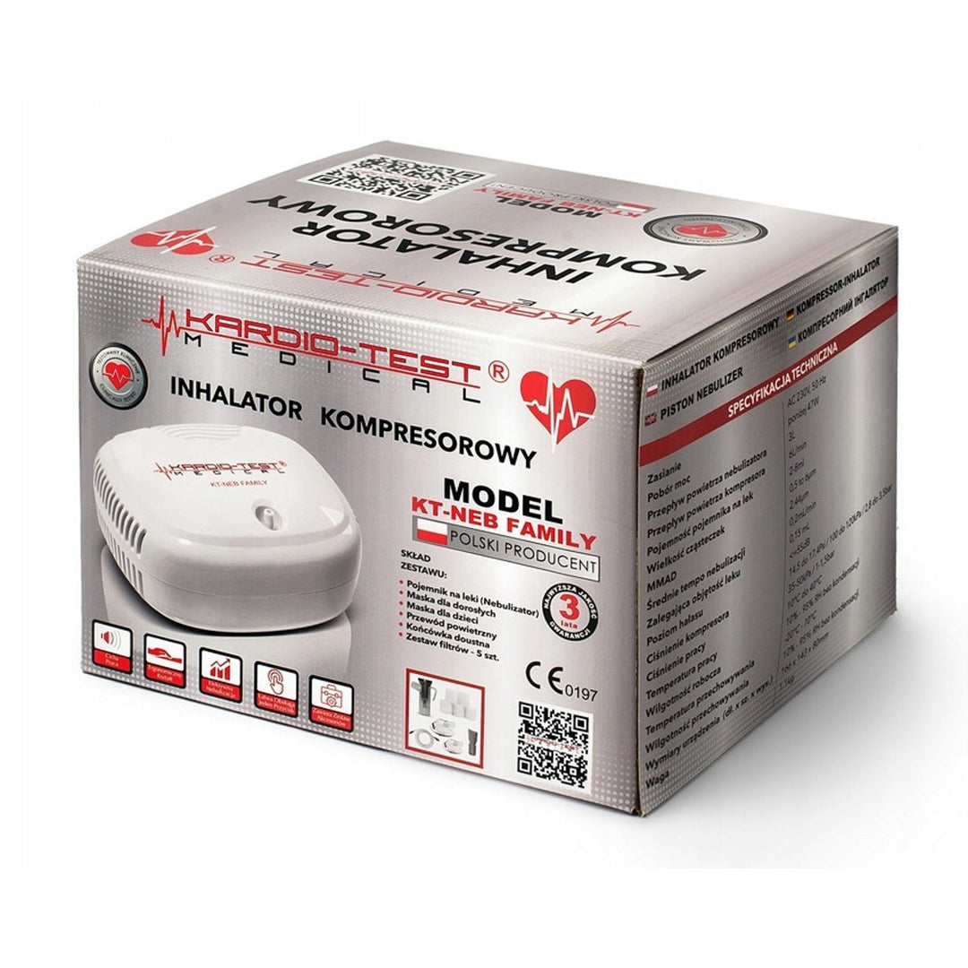 Kompressorinhalator, 2 masker, KT-NEB FAMILY, Techmed