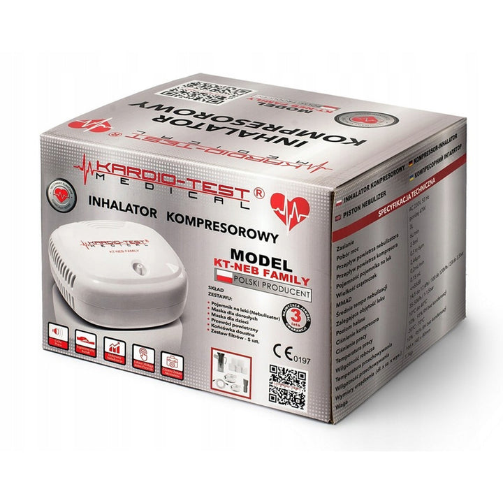 Kompressorinhalator, 2 masker, KT-NEB FAMILY, Techmed