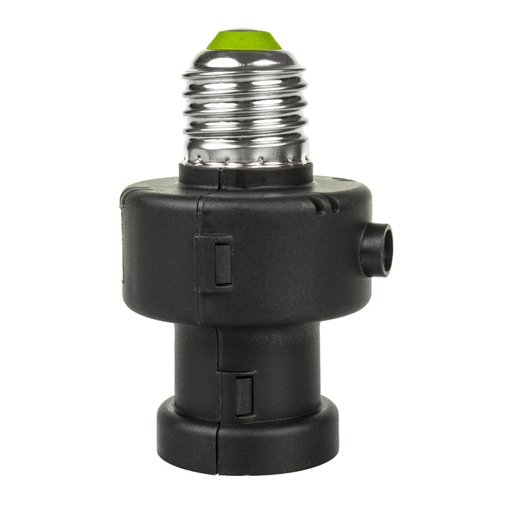 Maclean E27-pæreholder, 100 W, med tusmørkesensor og timer, MCE21B, 2 stk.