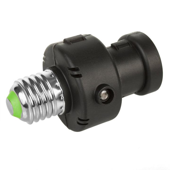 Maclean E27-pæreholder, 100 W, med tusmørkesensor og timer, MCE21B, 4 stk.