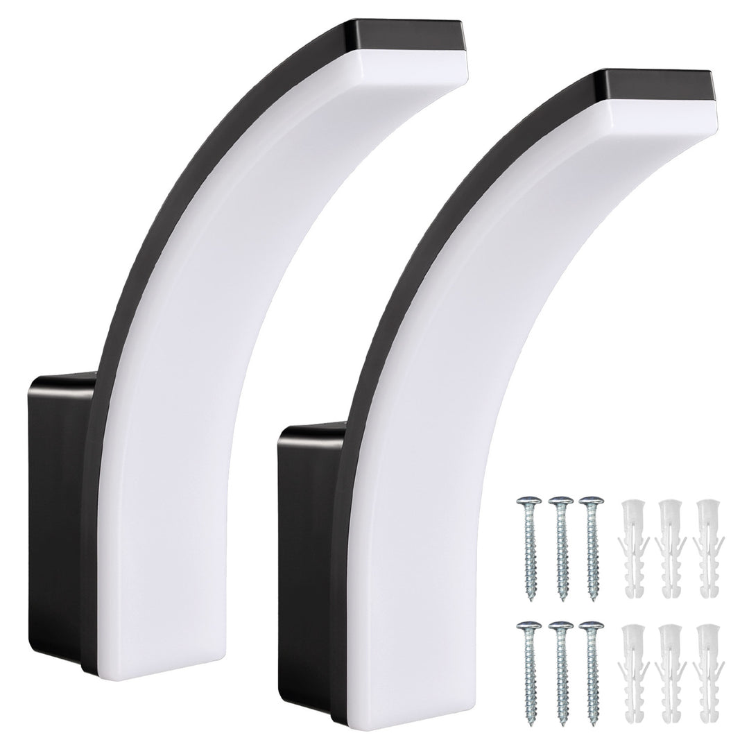 Maclean LED-lampe, sort, 20 W, IP65, 2750 lm, neutral hvid farve (4000 K) MCE511 B, 2 stk.