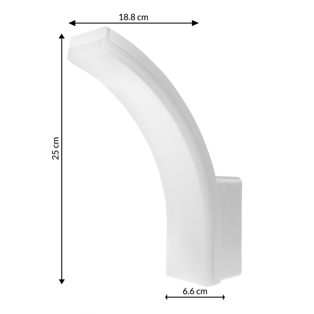 Maclean LED-lampe, hvid, 20 W, IP65, 2750 lm, neutral hvid farve (4000 K) MCE511 W, 2 stk.