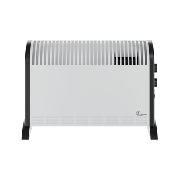 Extralink elektrisk konvektorvarmer, effekt 2000 W, indbygget blæser til varmedistribution, 3-trins regulering, turbo-tilstand, LCV-06