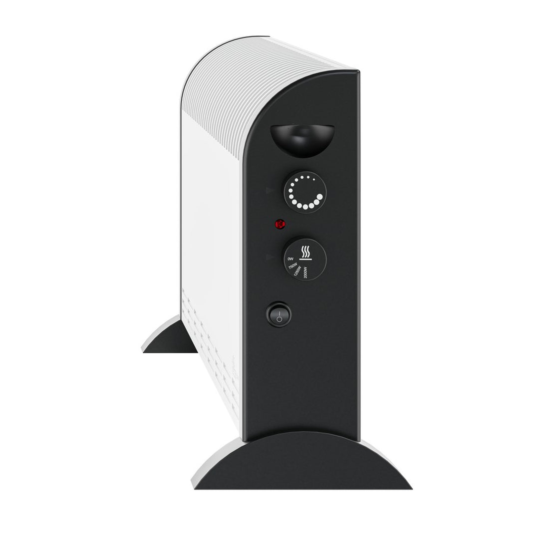 Extralink elektrisk konvektorvarmer, effekt 2000 W, indbygget blæser til varmedistribution, 3-trins regulering, turbo-tilstand, LCV-06