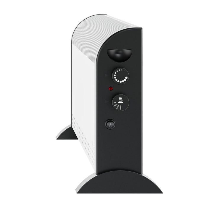 Extralink elektrisk konvektorvarmer, effekt 2000 W, indbygget blæser til varmedistribution, 3-trins regulering, turbo-tilstand, LCV-06