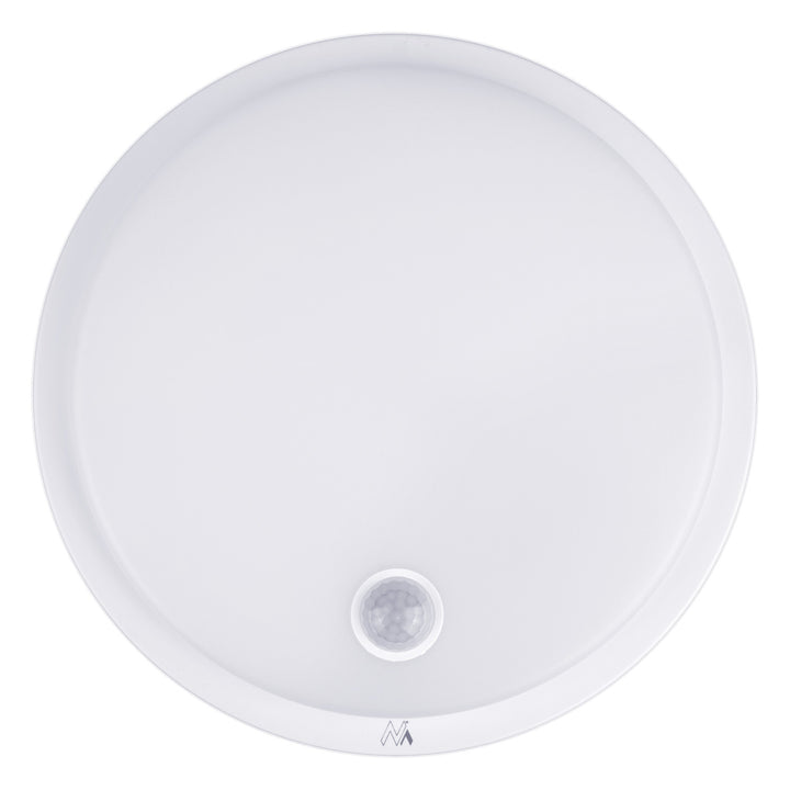 Maclean LED-lampe med bevægelsessensor, PIR-sensor, hvid, 10 W, IP65, 1000 lm, neutral farve, MCE525 W, 2 stk.