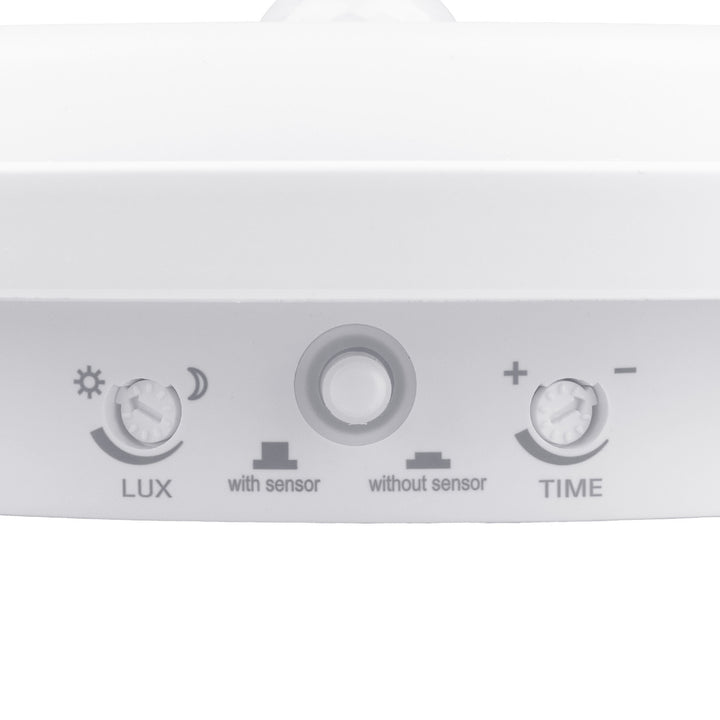 Maclean LED-lampe med bevægelsessensor, PIR-sensor, hvid, 10 W, IP65, 1000 lm, neutral farve, MCE525 W, 2 stk.