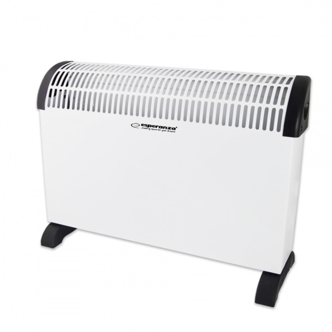 Konvektorvarmer, elektrisk, med termostat, 2000 W, hvid, Esperanza