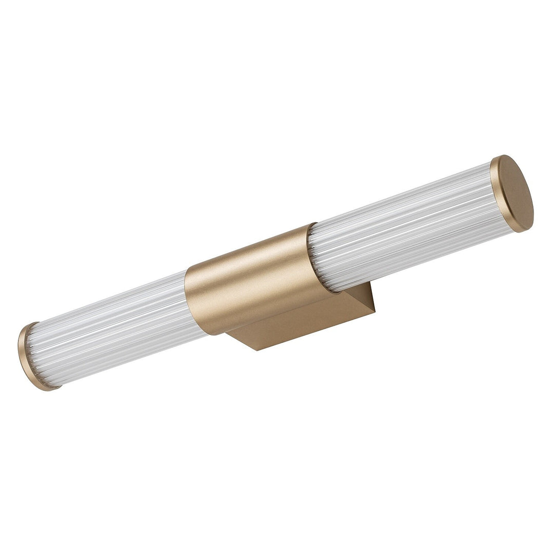Badeværelsesvæglampe, Calyn, LED 8 W, 4000 K, 620 lm, L 40 cm, guldfarvet, IP44, 75104