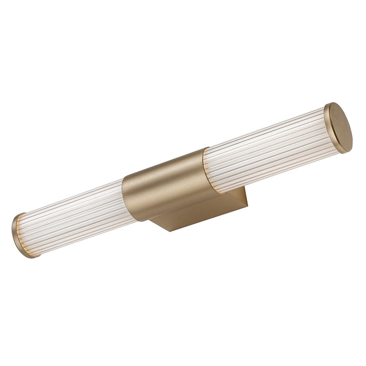 Badeværelsesvæglampe, Calyn, LED 8 W, 4000 K, 620 lm, L 40 cm, guldfarvet, IP44, 75104