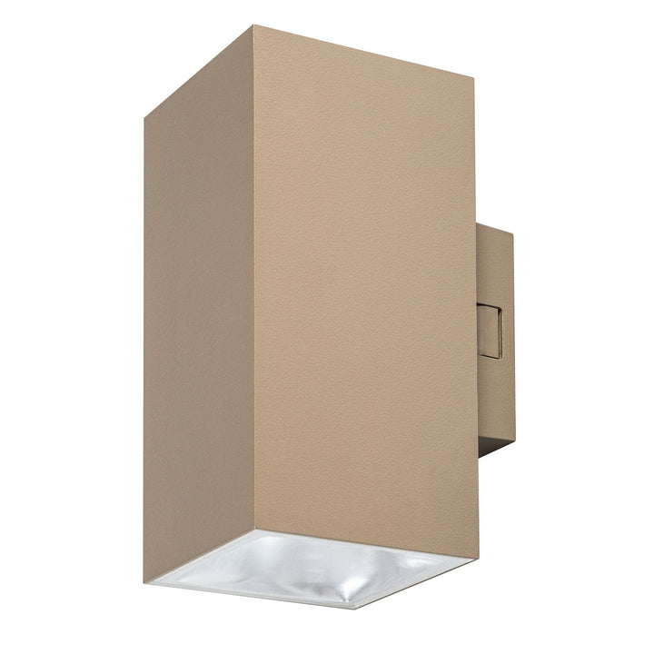 Udendørs væglampe, Urfa, LED 18 W, 1800 lm, farvetemperatur 2700, 4000, 6500 K, H 16 cm, IP65, grå-beige, 77215