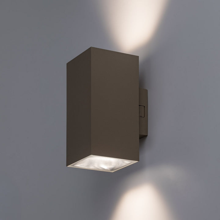 Udendørs væglampe, Urfa, LED 18 W, 1800 lm, farvetemperatur 2700, 4000, 6500 K, H 16 cm, IP65, grå-beige, 77215