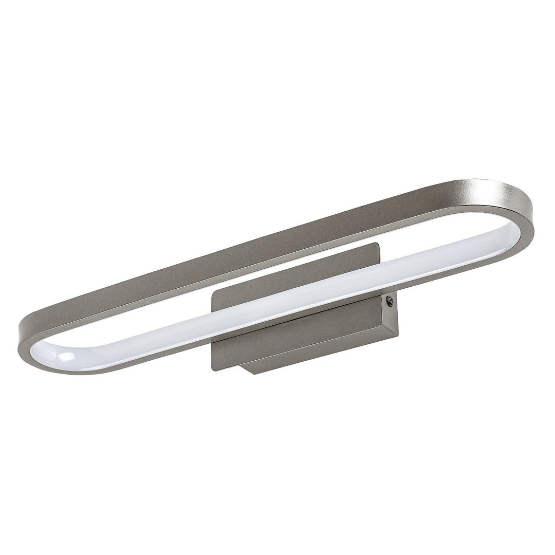 Badeværelsesvæglampe, Odran, LED 15 W, 1200 lm, 4000 K, L 40 cm, gunmetal, IP44, 75114