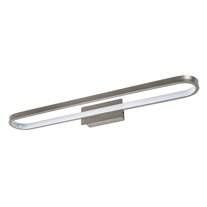 Badeværelsesvæglampe, Odran, LED 18 W, 1350 lm, 4000 K, L 60 cm, gunmetal, IP44, 75115