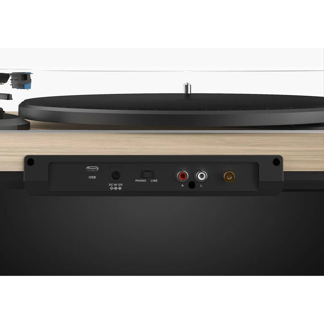 Blaupunkt automatisk vinylpladespiller, BT, USB, Audio-Technica-pickup, understøtter 7" og 12" plader, Varsovia AT100BT