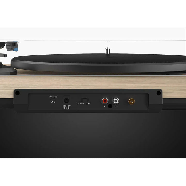 Blaupunkt automatisk vinylpladespiller, BT, USB, Audio-Technica-pickup, understøtter 7" og 12" plader, Varsovia AT100BT