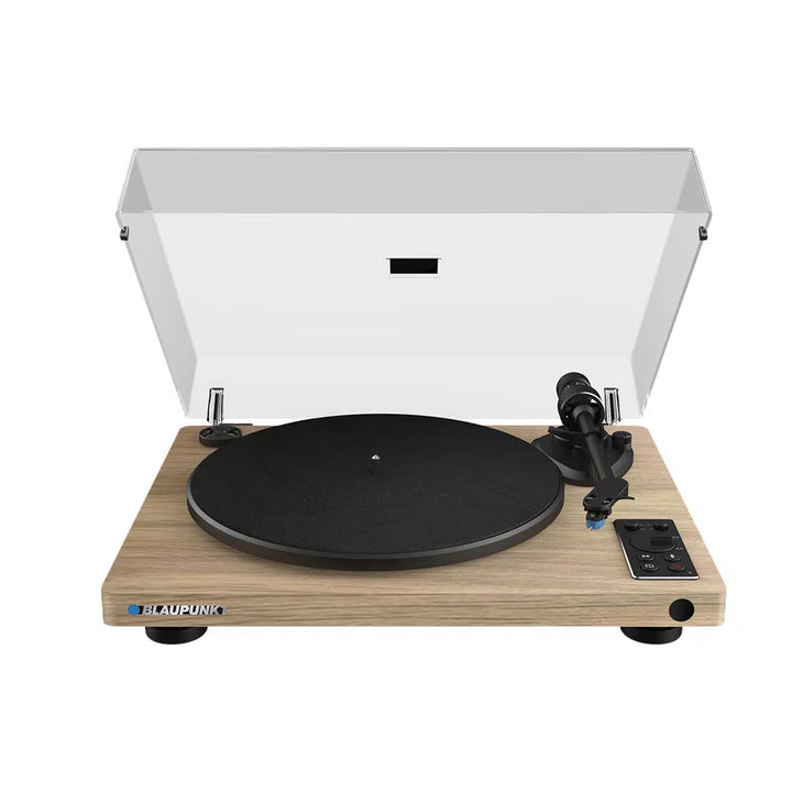 Blaupunkt automatisk vinylpladespiller, BT, USB, Audio-Technica-pickup, understøtter 7" og 12" plader, Varsovia AT100BT