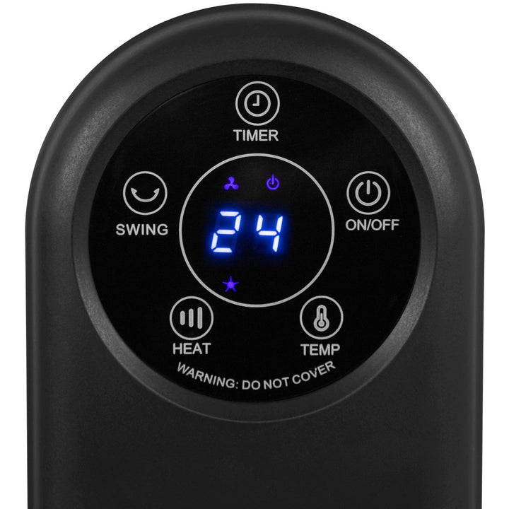 Blow-varmeapparat, effekt 2000 W, 3 driftsindstillinger, temperaturregulering, timer, fjernbetjening, 44-905#