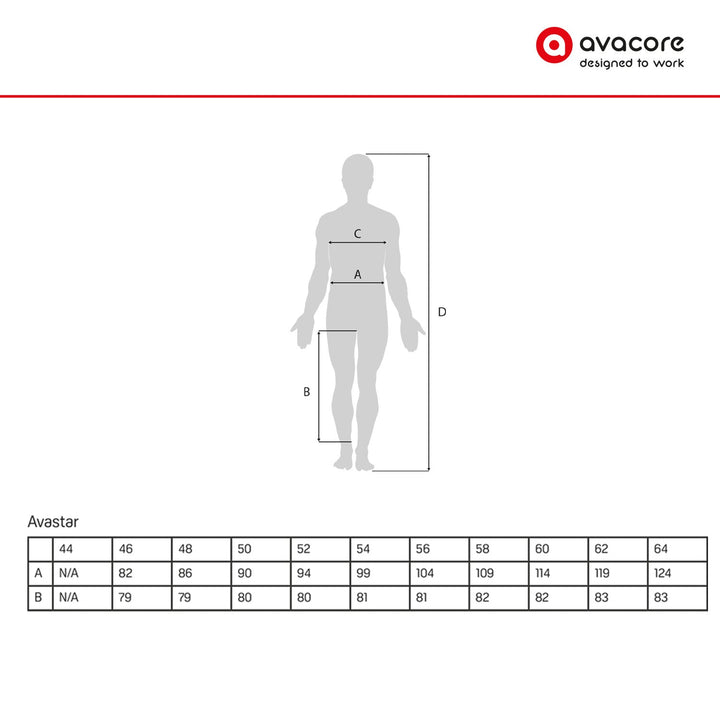 Avacore Avastar Arbejdsbukser med otte lommer 240-260 g/m2 Khaki Størrelse: 50