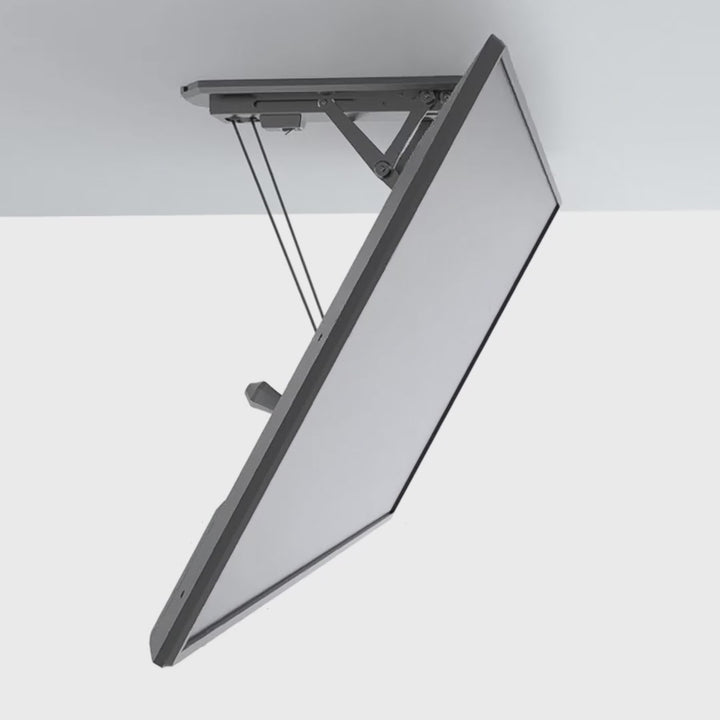 Elektrisk TV-holder til loft, til skrå vægge 32"-70" 35 kg maks. fjernbetjening Maclean MC-880 maks. VESA 600x411