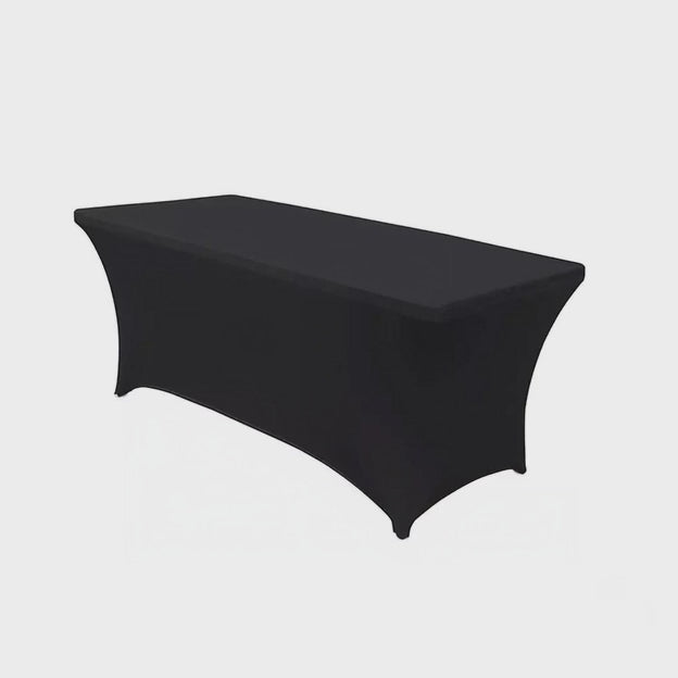 Elastisk borddug til cateringbord, sort GreenBlue, 180x75x74cm, spandex, GB372